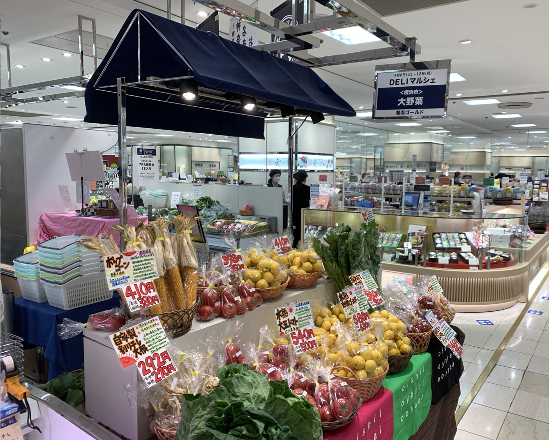 横浜そごう地下2階食品催事のお知らせ 大野菜 大倉山の八百屋
